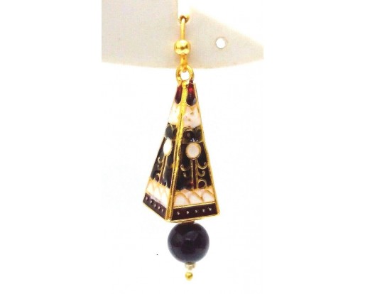 Meenakari Minakari Enamel Jhumka Jhumki Handmade Earring Jewelry Chandelier A136